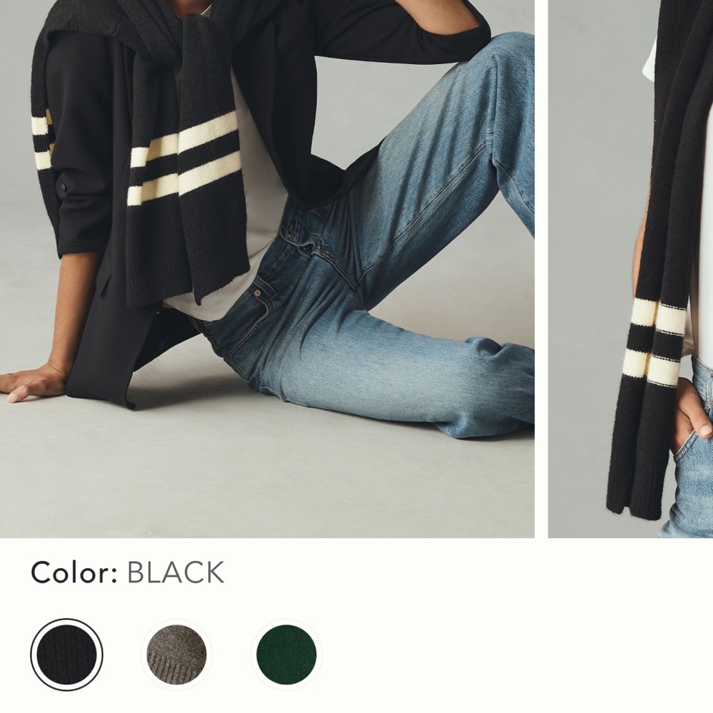 Anthropologie collegiate shrug OS fits all